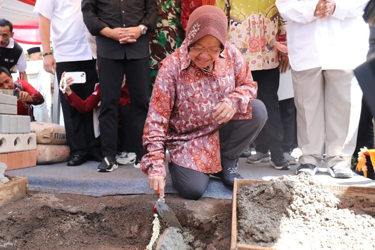 Penuhi Janji, Mensos Bangun Kembali Rumah Pilar Sosial Terdampak Gempa Cianjur