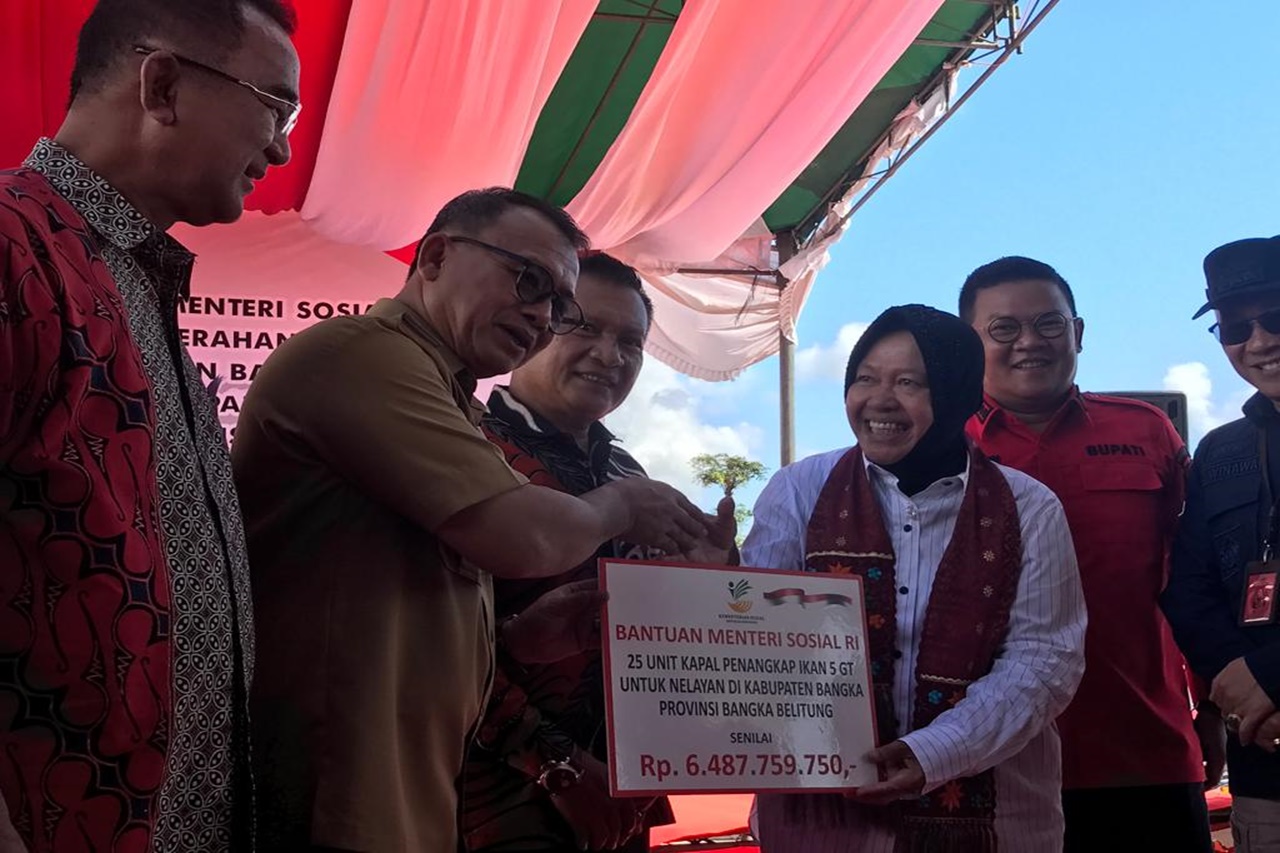 Ministry of Social Affairs Provides Entrepreneurship Assistance in Bangka