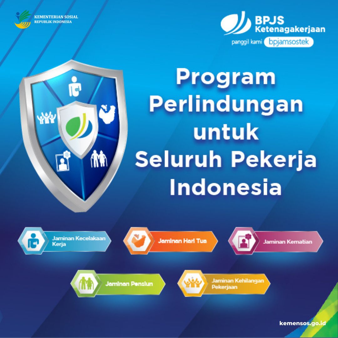 Pemerintah menyediakan program perlindungan bagi seluruh pekerja Indonesia yang melauli BPJS Ketenagakerjaan.