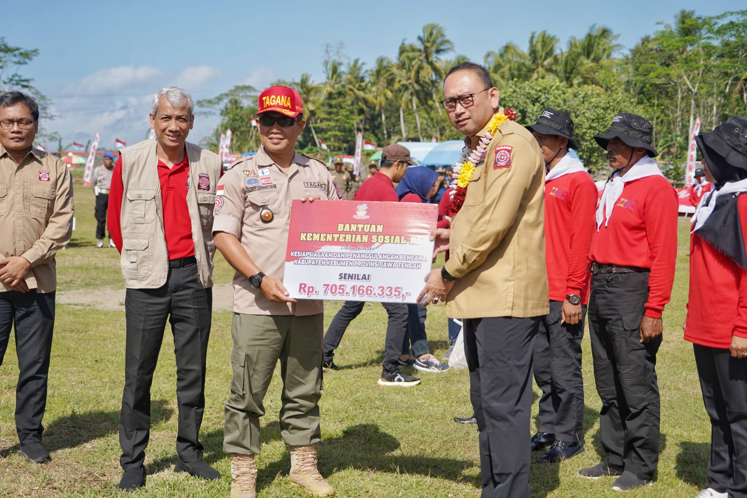 Tingkatkan Kesiapsiagaan Bencana, Kemensos Kukuhkan 120 Relawan KSB di Kebumen