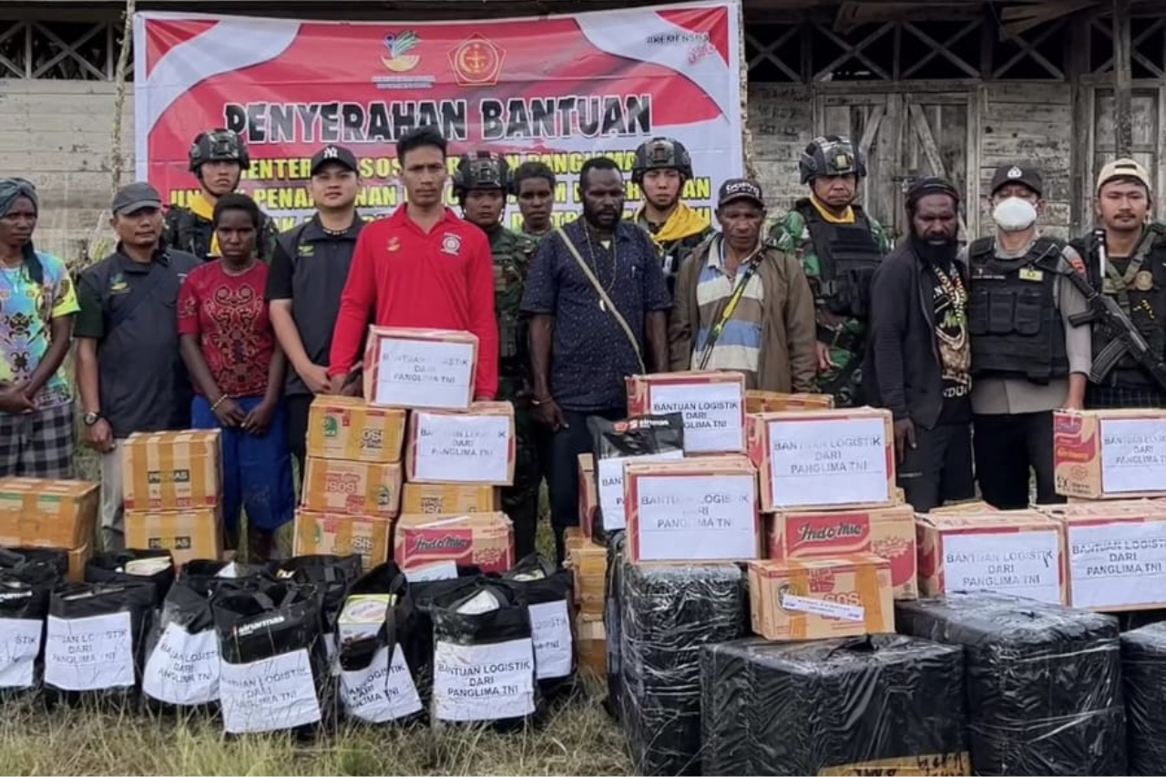 MoSA Ensures that 17,1 Tons of Logistics Assistance Have Been Accepted by Drought-Affected Citizens in Puncak Regency, Central Papua