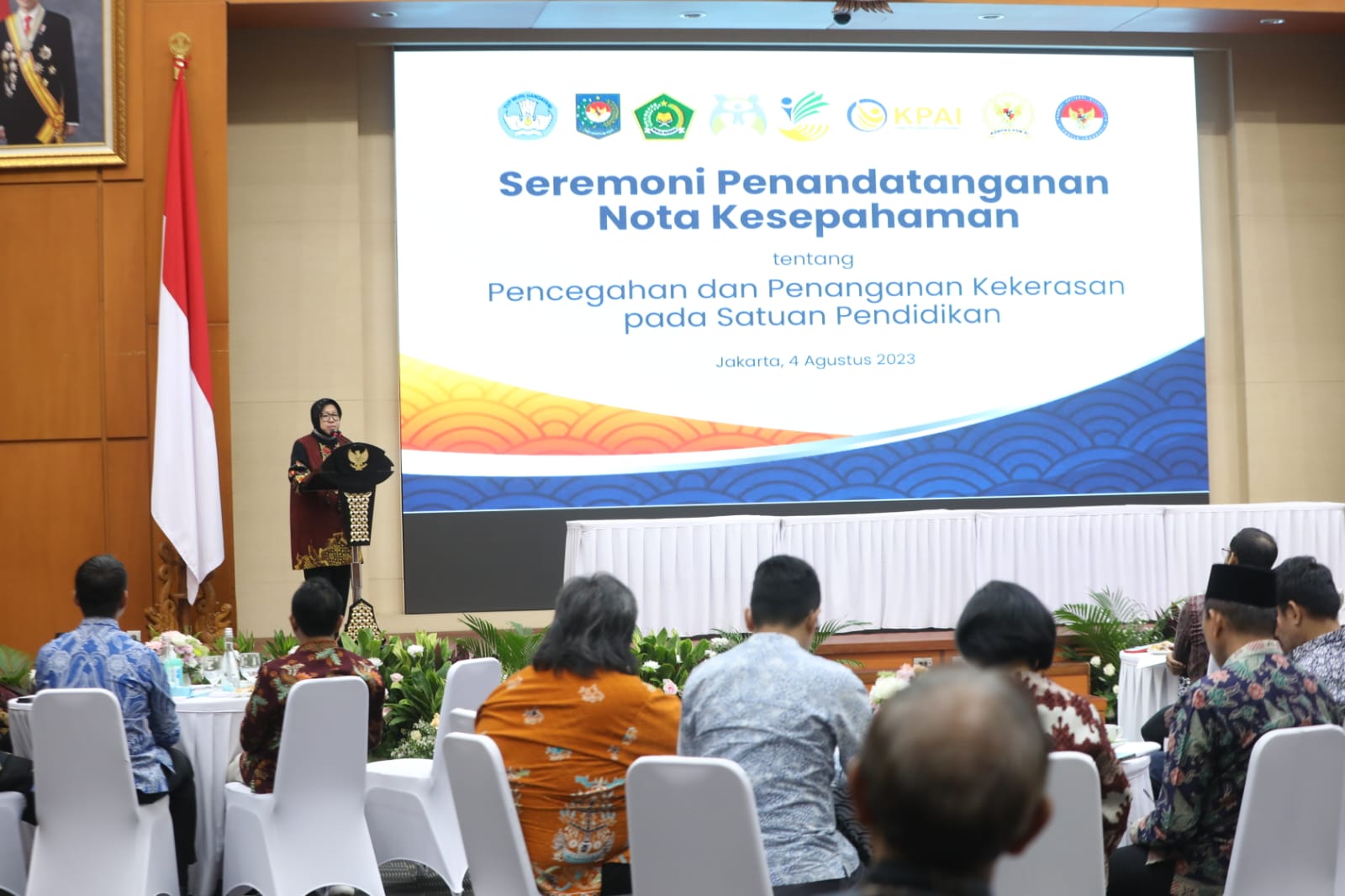 Penandatanganan Nota Kesepahaman Pencegahan dan Penanganan Kekerasan pada Satuan Pendidikan