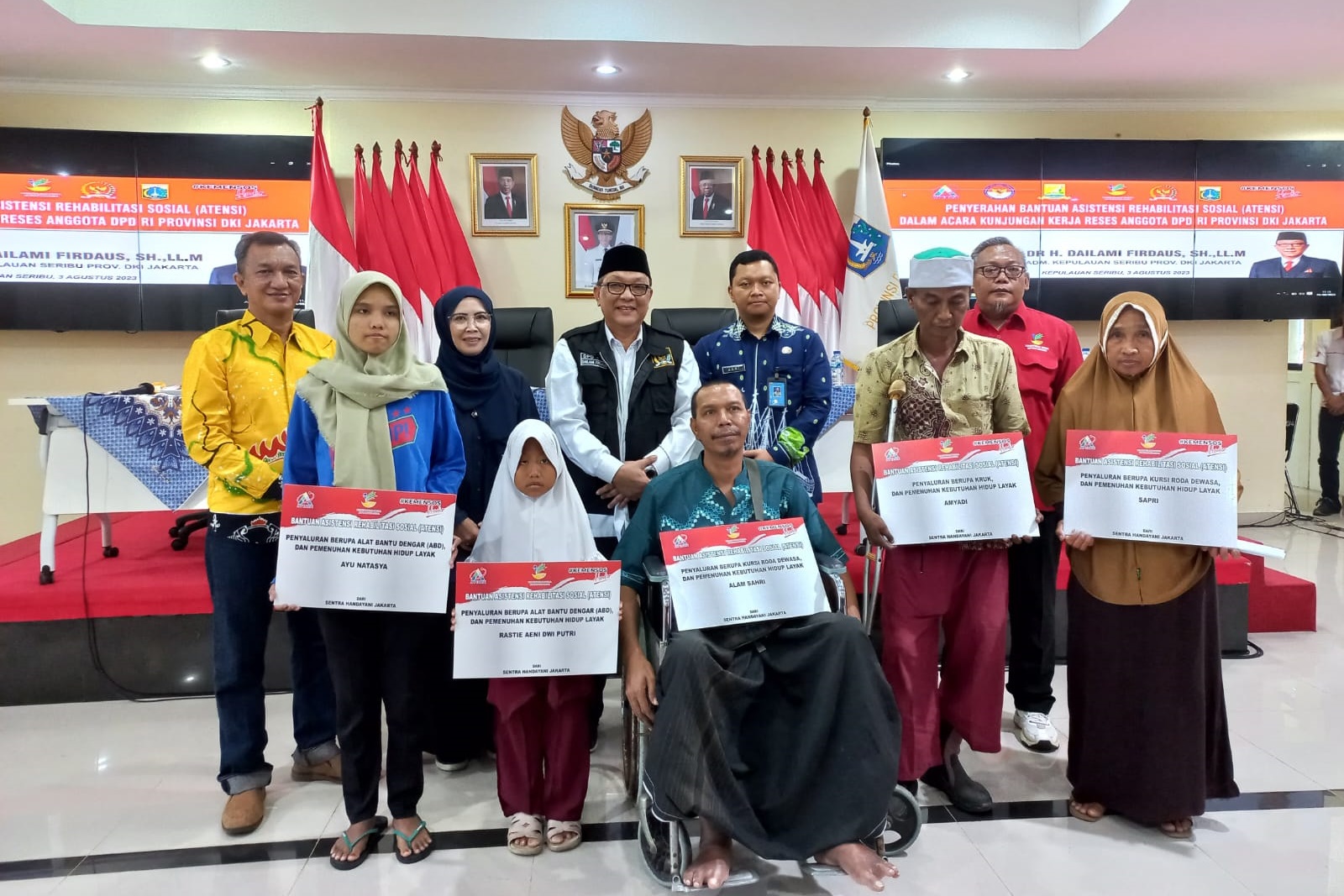 239 Penyandang Disabilitas di Kepulauan Seribu Terima Bantuan dari Kemensos