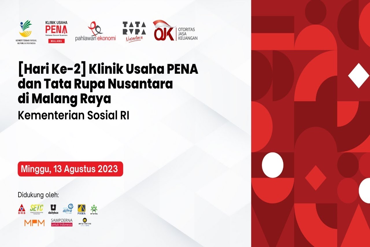 Hari ke-2 Klinik Usaha PENA dan Tata Rupa Nusantara