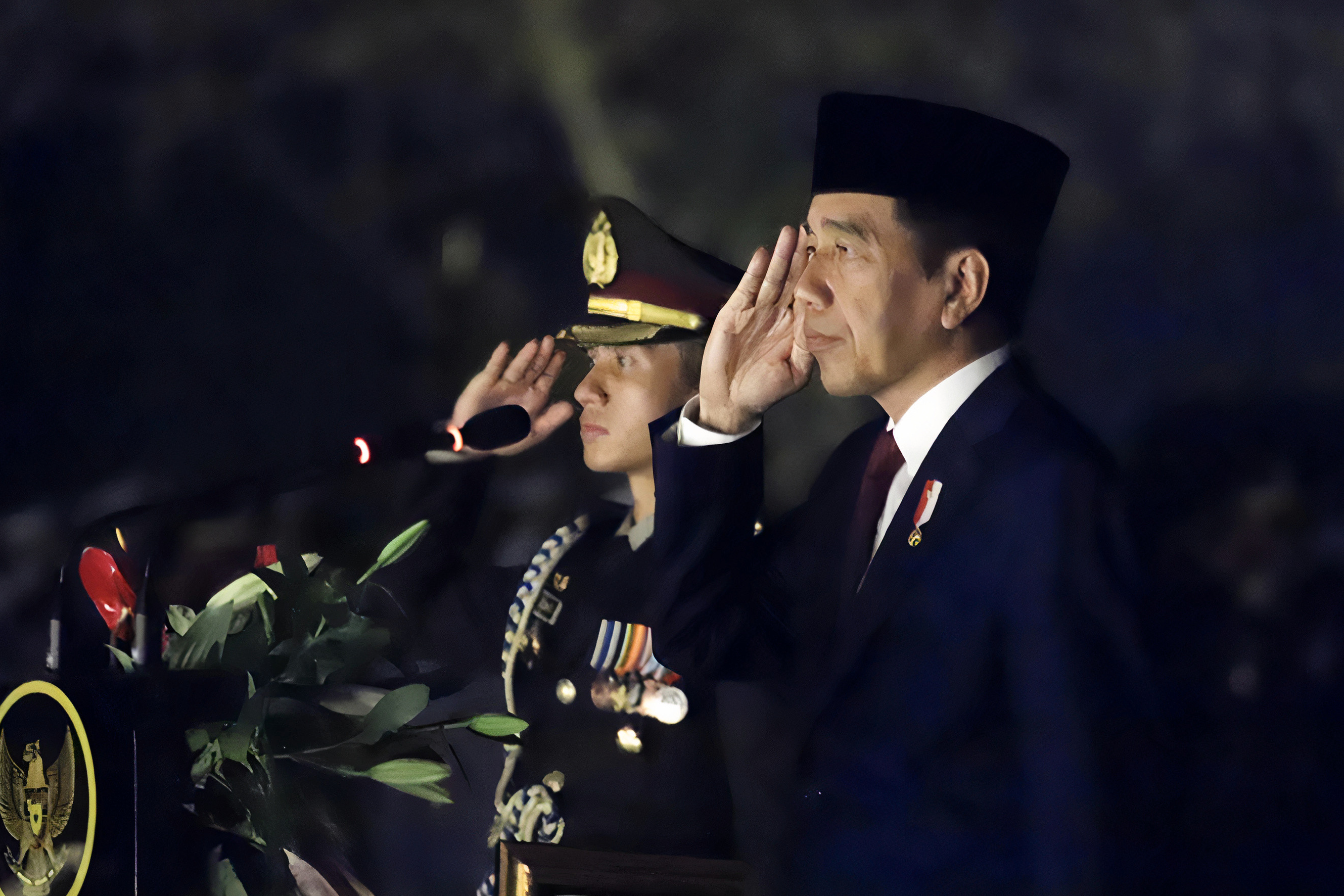 Presiden Joko Widodo Pimpin AKRS Hari Ulang Tahun ke-78 Republik Indonesia