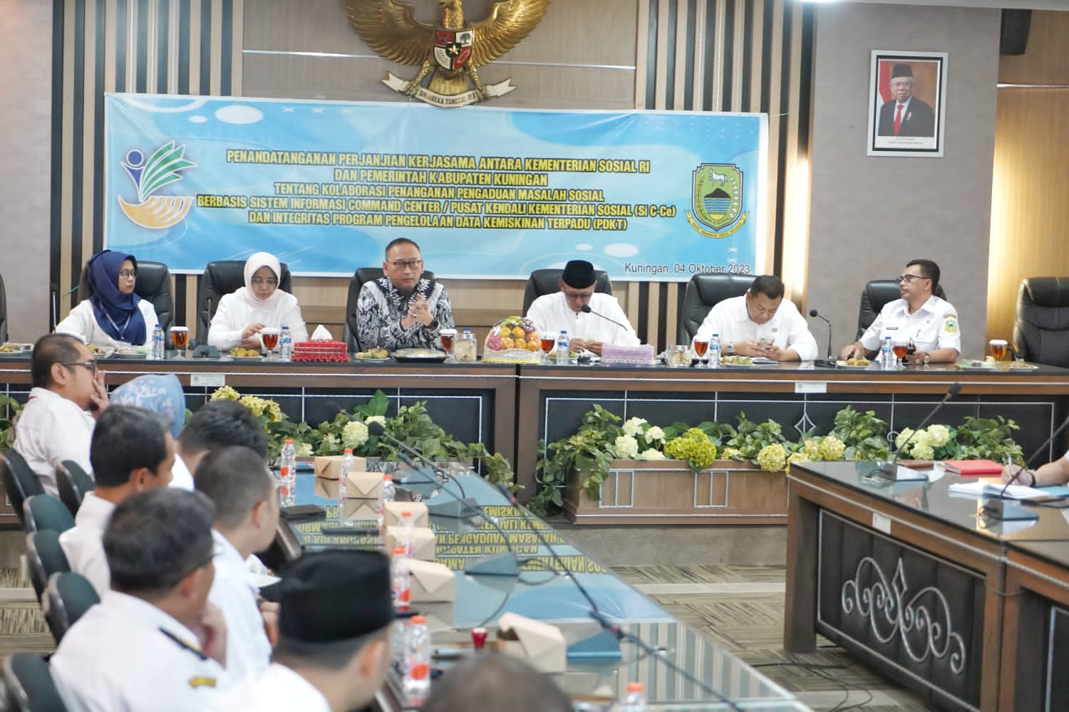 MoSA Invites Kuningan Regency Government to Strengthen Social Problem Report