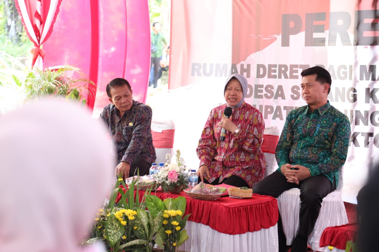 Peresmian Rumah Deret di Klungkung