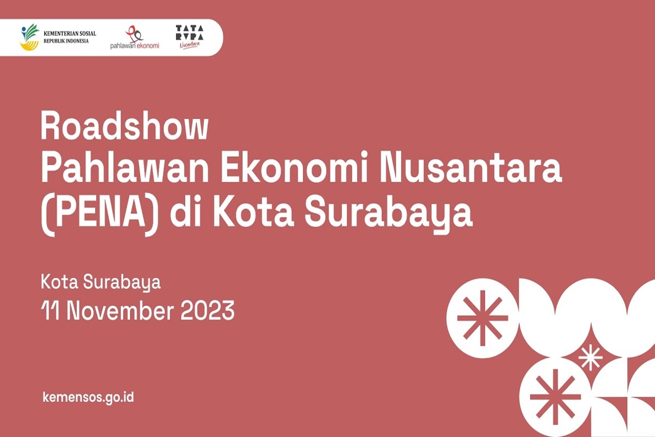 Live Broadcast of the Indonesian Economic Heroes (PENA) "Roadshow" in Surabaya City