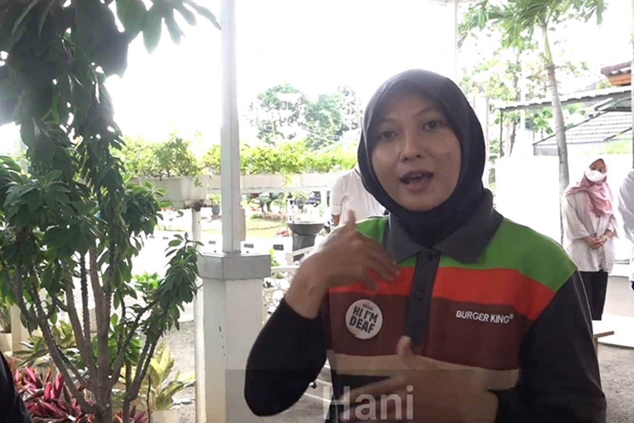 Message from Hani, Person with Deaf and Speech Disabilities