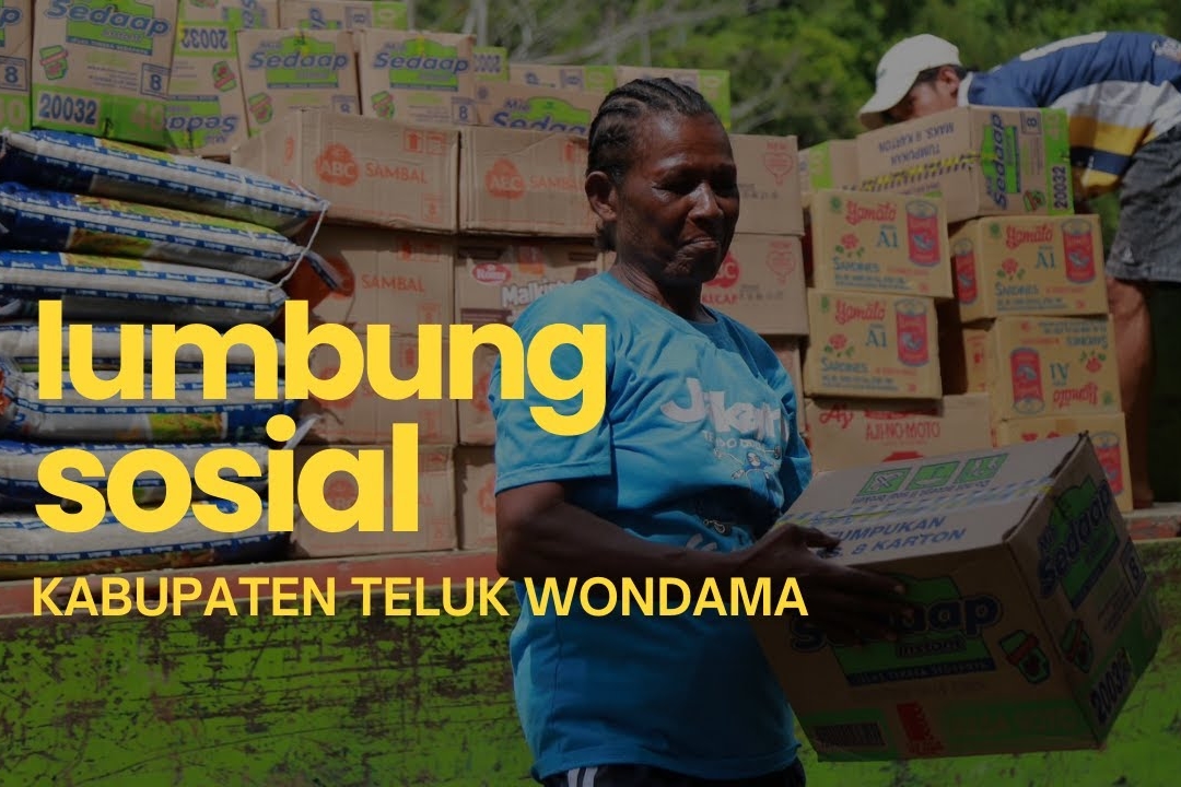 Antisipasi Bencana, Kemensos Salurkan Logistik Lumbung Sosial di Teluk Wondama