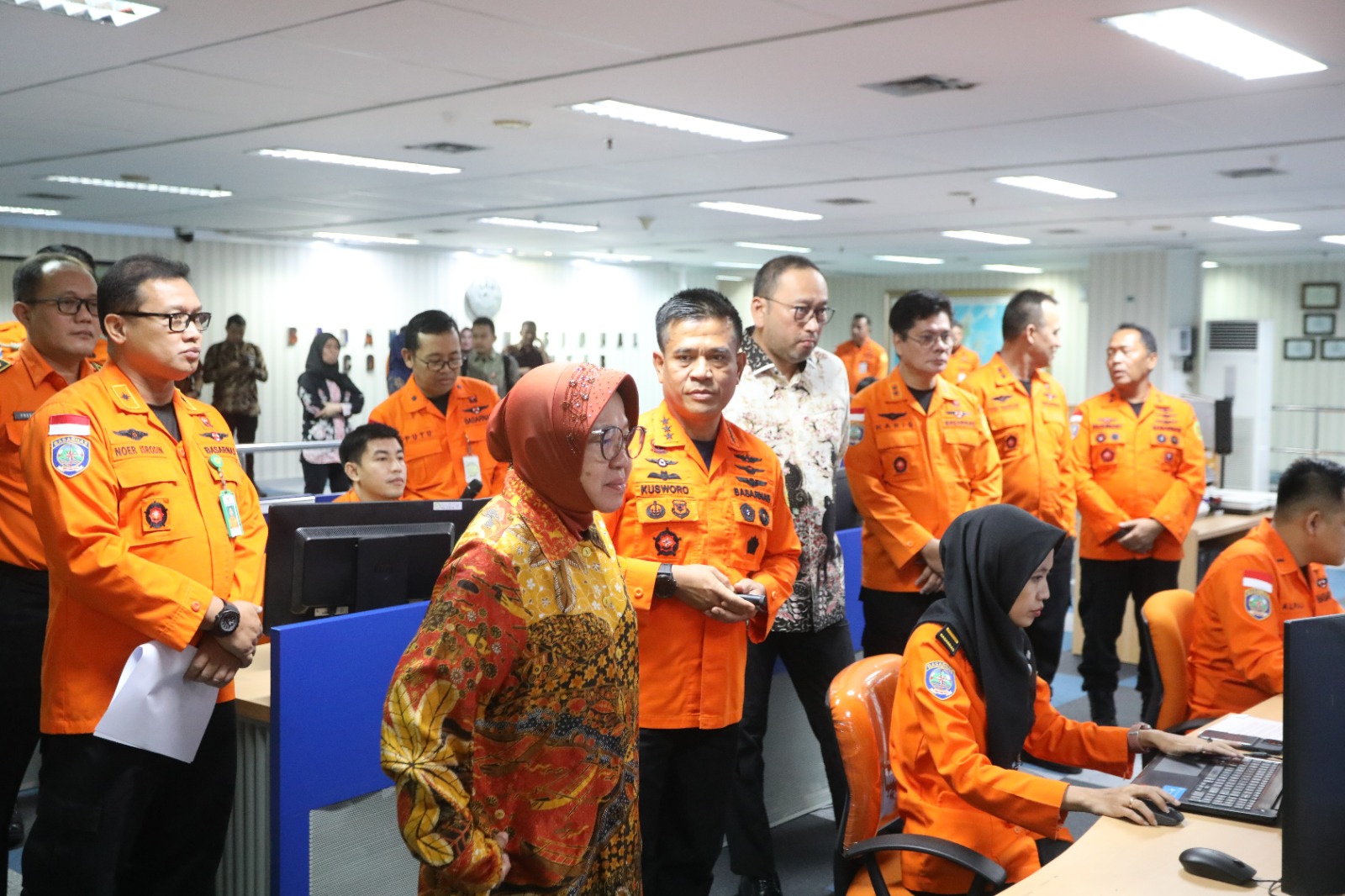 Kemensos - Basarnas Tingkatkan Penanganan Bencana Melalui Command Center