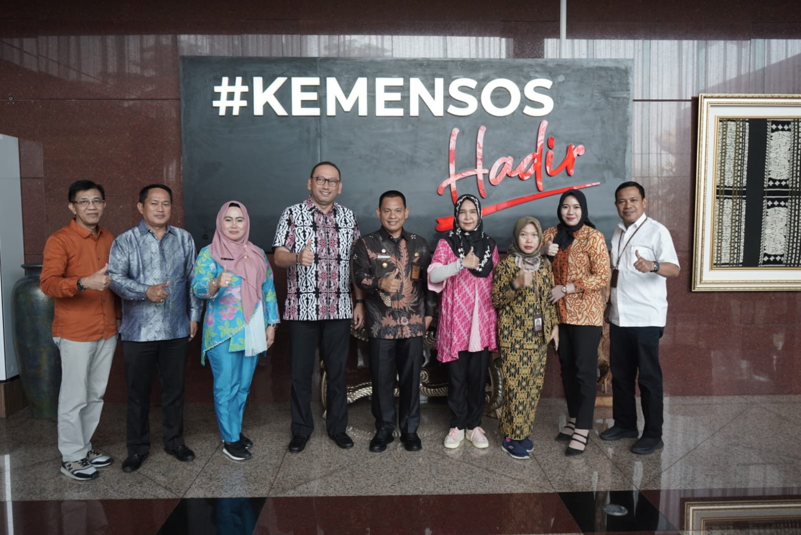 Audiensi Kemensos dan Pemkab Empat Lawang