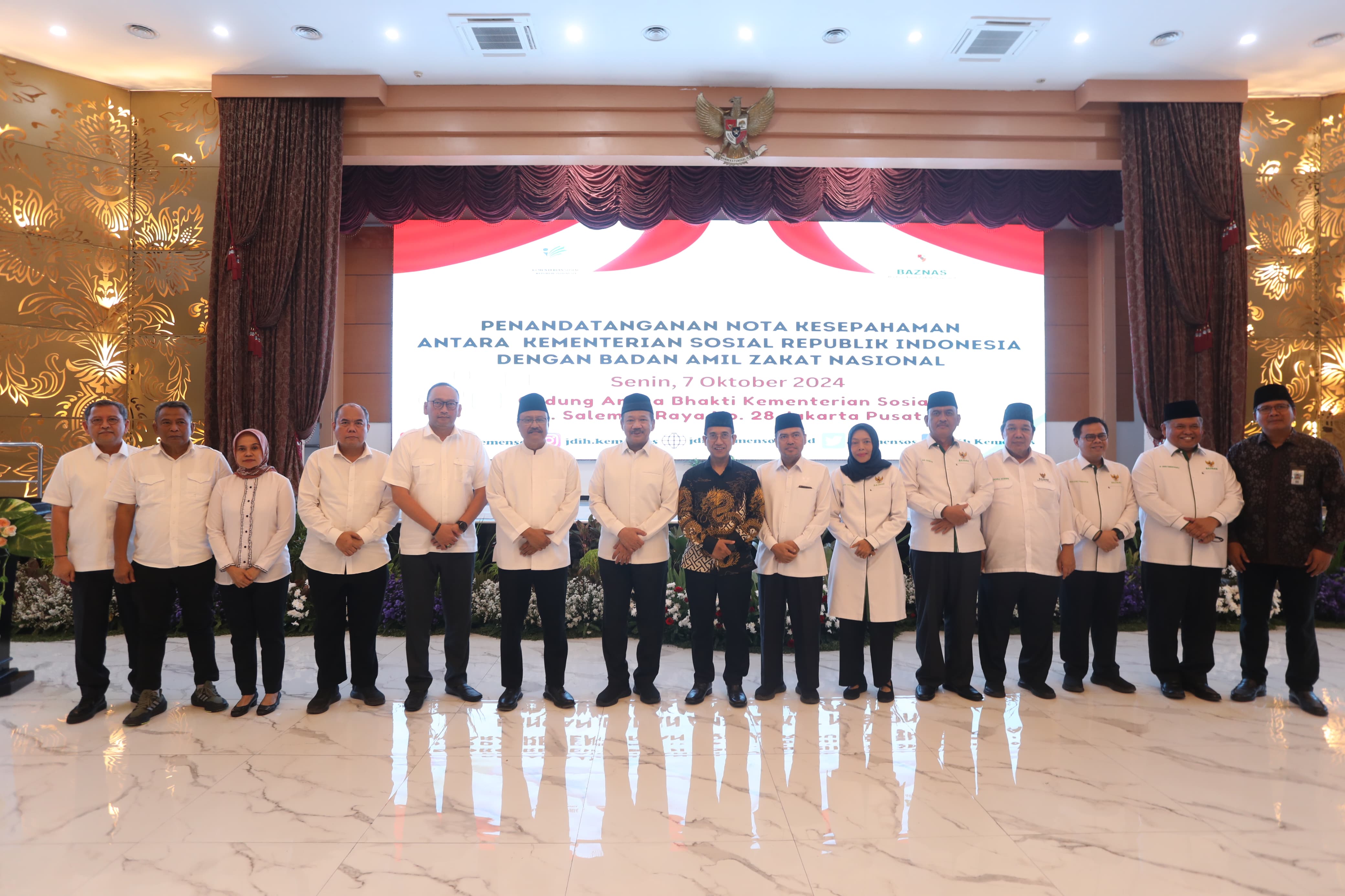 MoU between the MoSA and BAZNAS to Improve Social Welfare