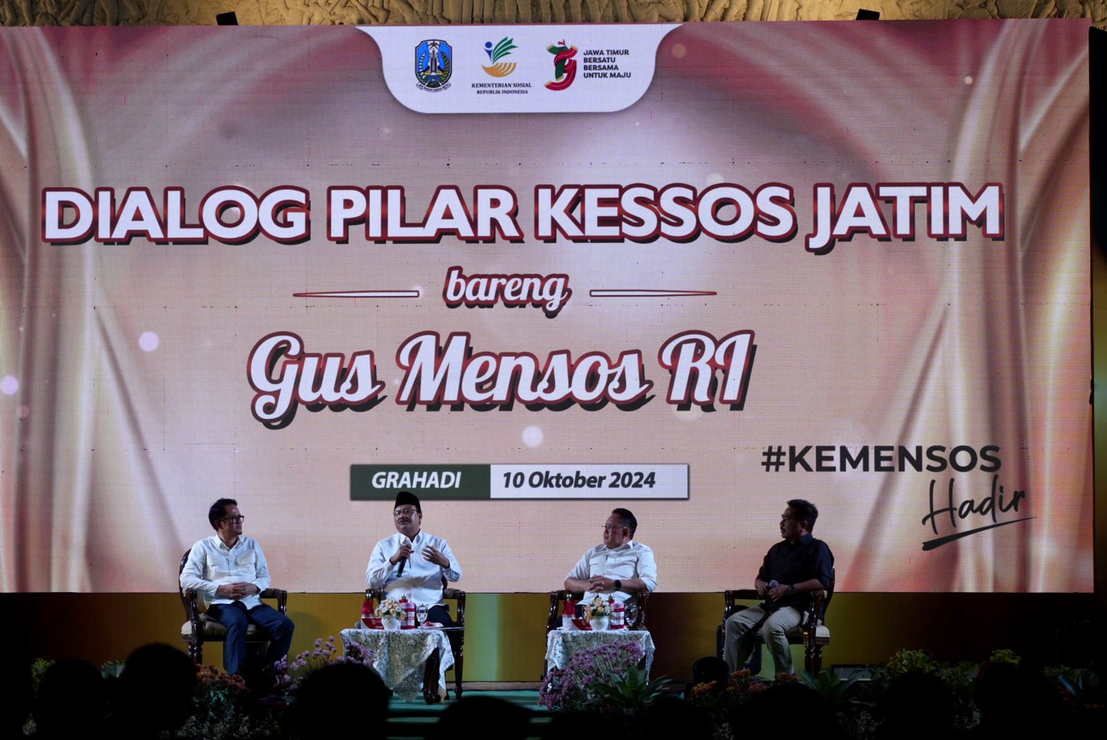 Social Affairs Minister in the East Java Social Welfare Pillars Dialogue