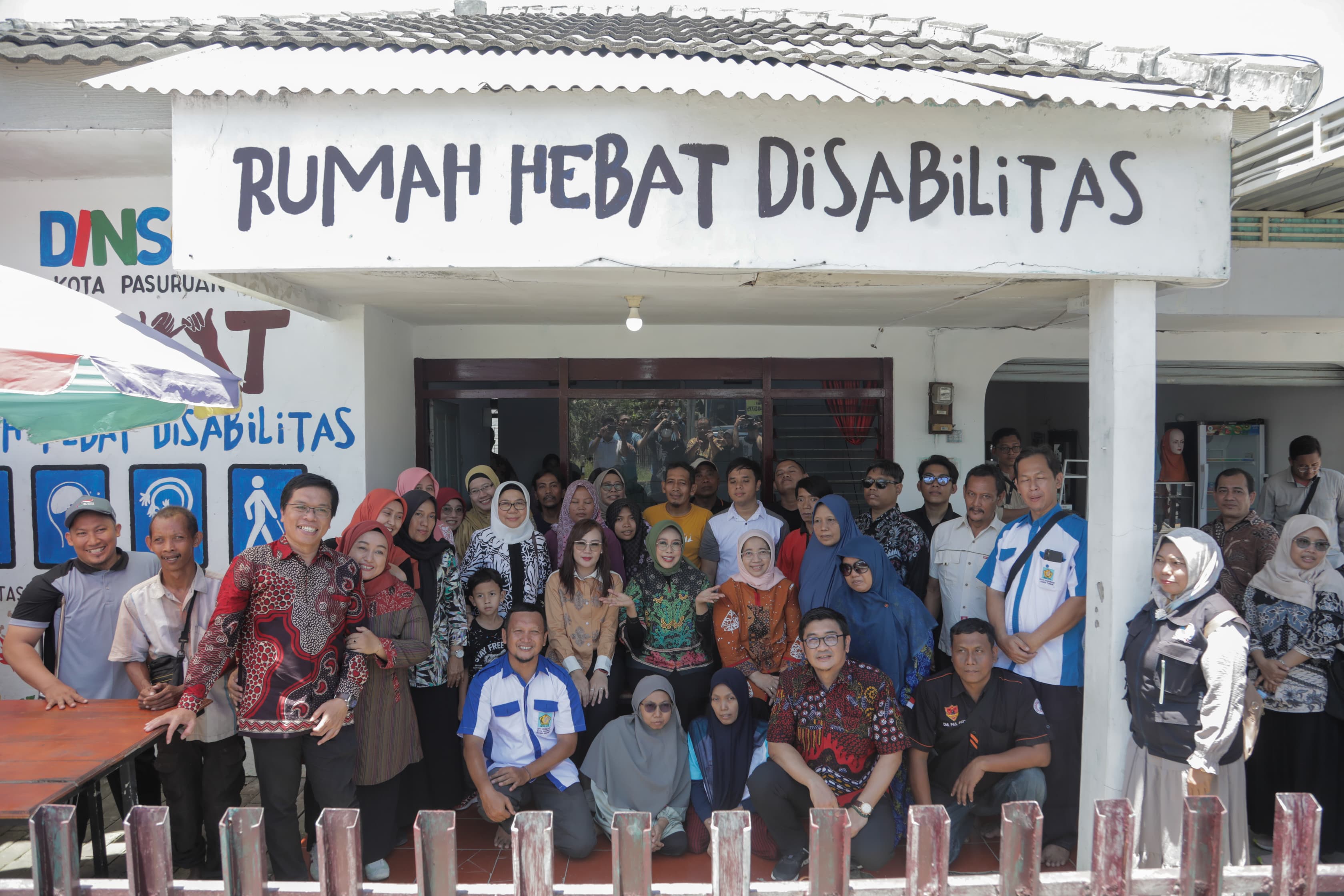 DWP Kemensos dan Dinsos Pasuruan Kunjungi Rumah Hebat Disabilitas Bahas Pemberdayaan