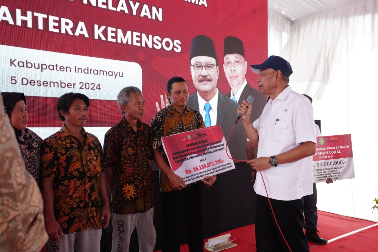 Kemensos Bangun Kampung Nelayan Sejahtera untuk Warga Indramayu yang Terdampak Rob