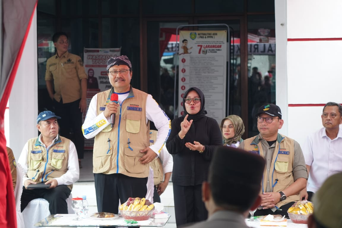 Resmikan Lumbung Sosial ke-731, Kemensos Gelontorkan Bantuan Kedaruratan Bencana di Indramayu