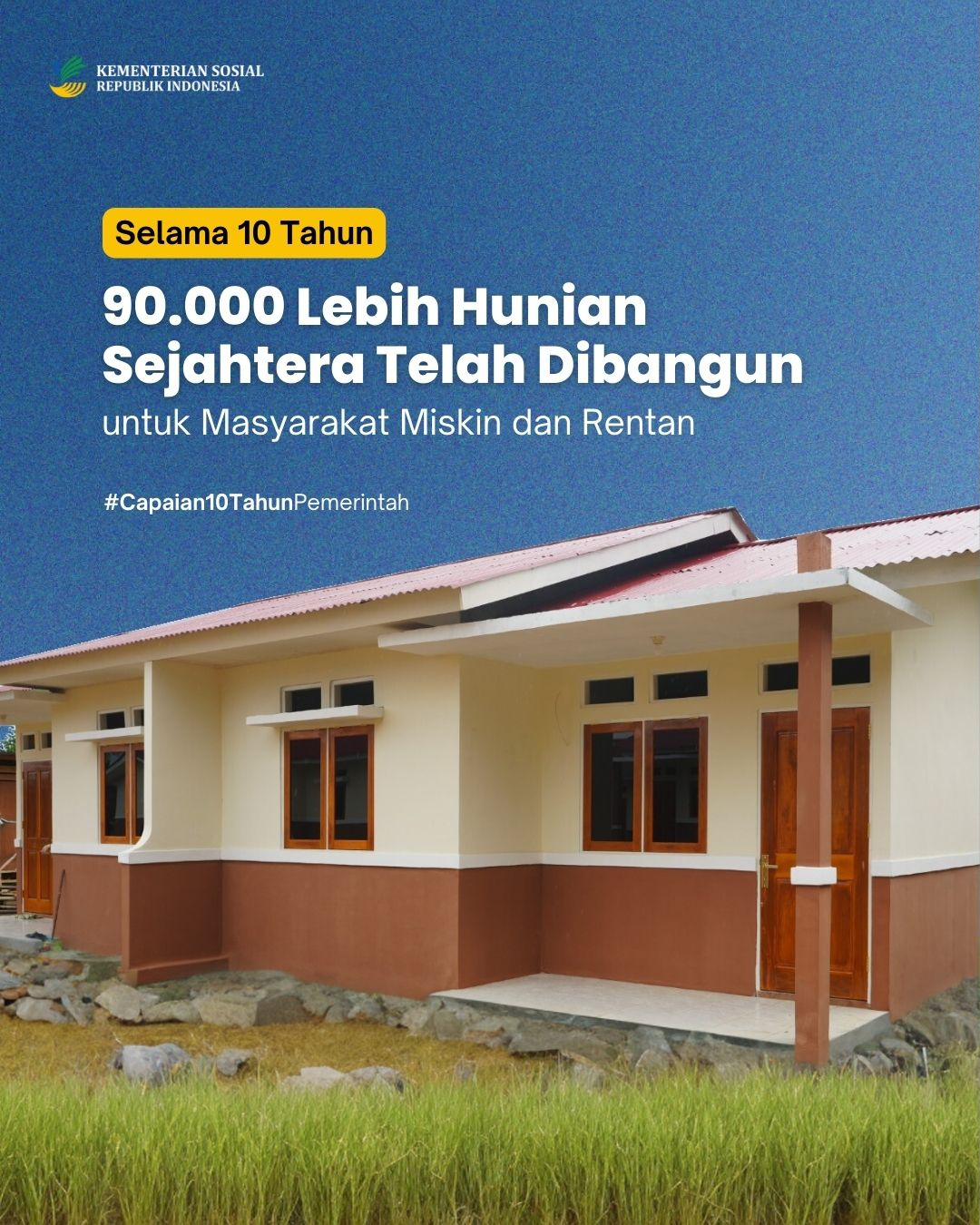 90.000 Lebih Hunian Sejahtera Telah Dibangun