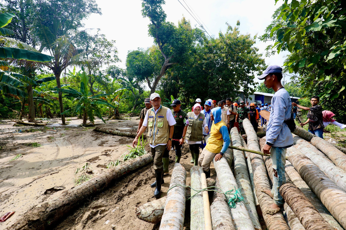 Dapat Bantuan Kemensos, Begini Cerita Korban Banjir Bandang Grobogan yang Rumahnya Hanyut