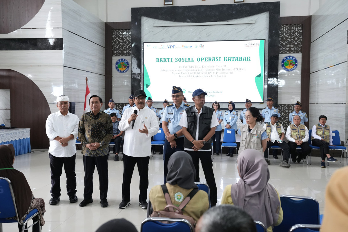 Kemensos Fasilitasi  275 Warga Jabar Operasi Katarak Gratis